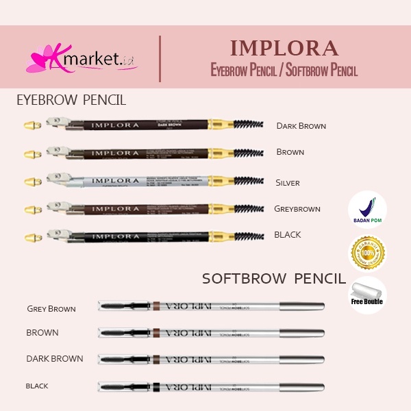 IMPLORA EYEBROW PENCIL | IMPLORA NEW SOFTBROW PENCIL