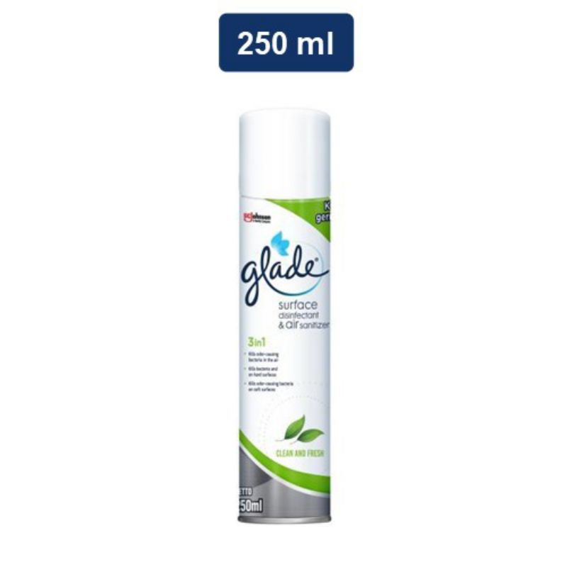 glade surface disinfectant &amp; air saniter 250 ml