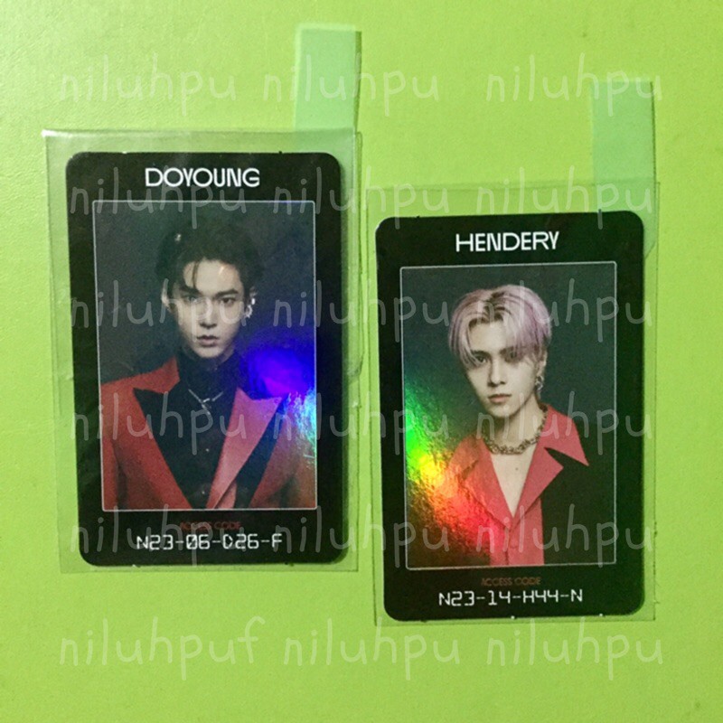 access card doyoung + access card hendery | ac doyoung ac hendery | nct 2020 resonance pt 2 arrival
