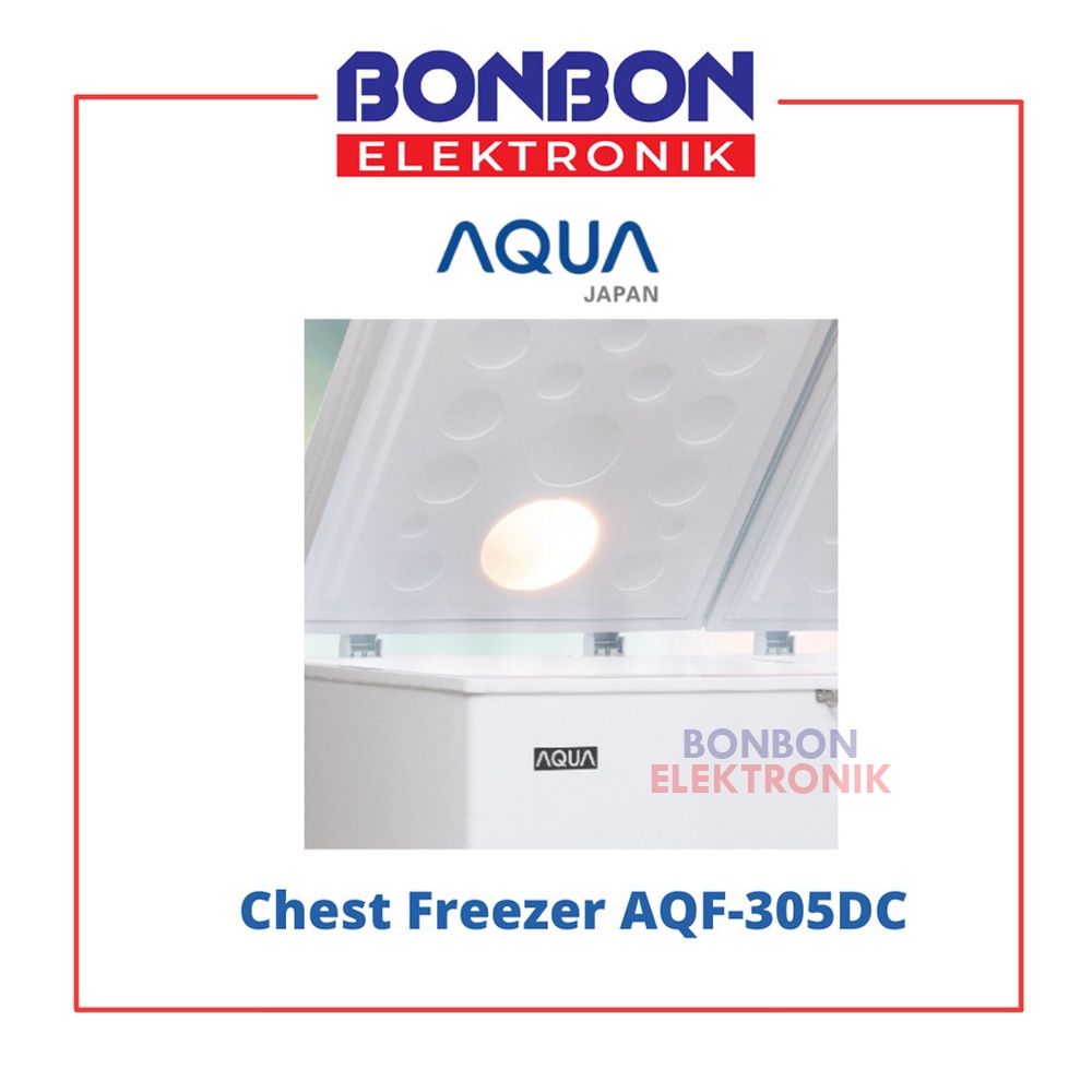 AQUA Chest Freezer 295L AQF-305DC / AQF 305 DC Dual Chamber