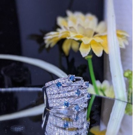 CINCIN EMAS BERLIAN EROPA & BERLIAN BIRU BERKUALITAS