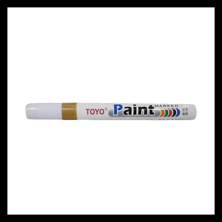 

Spidol Ban Toyo Gold - Paint Marker Toyo Kualitas Terbaik - Warna Emas Bermutu