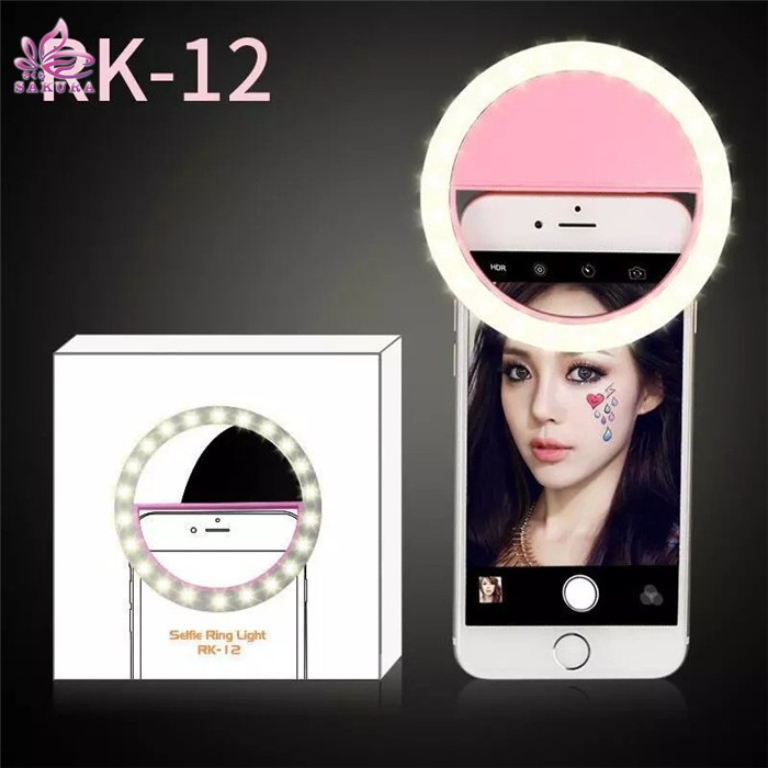 LAMPU LED LAMPU TEMPEL DI HP UNTUK SELVIE RING LIGHT SELFIE-SOSOYO