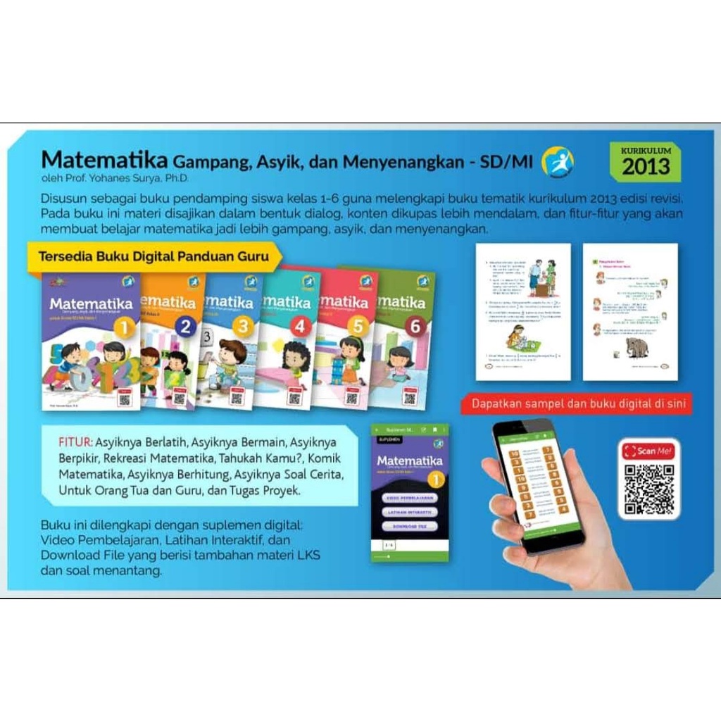 Jual Buku Matematika Gasing Sd 6 Kurikulum 2013 K13 Karangan Prof Yohanes Surya Ph D Indonesia Shopee Indonesia