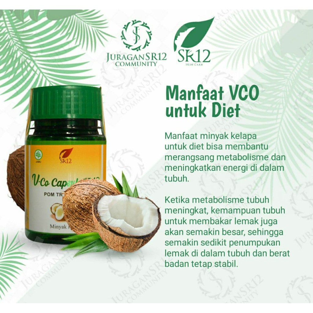 Vco SR12 - Vco Virgin Coconut Oil - Vco Kapsul