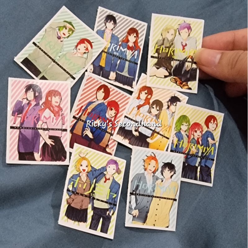 

9pcs Horimiya Stiker Waterproof Anti Air kotak hori miyamura stickers anime