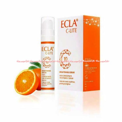 Ecla C-Lite Brightening Serum Wajah Serum Pemutih Wajah 10ml Ecla C Lite