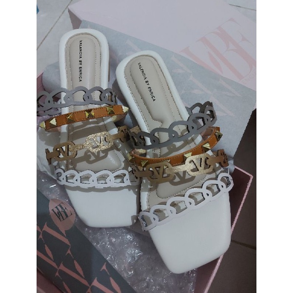 Virginia Flat Sandal 37 - Valencia By Enrica BARU