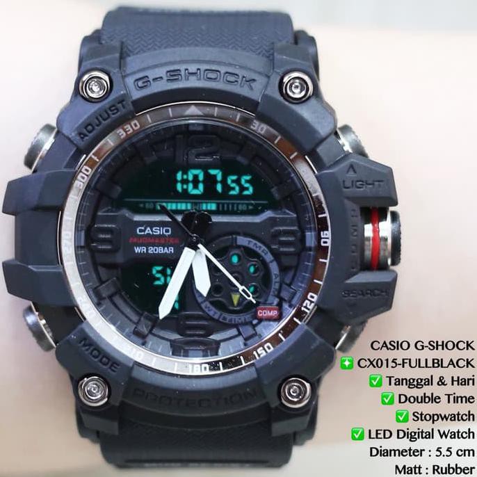 Diskon Jam Tangan Pria Digital Analog Gshock Casio Loreng Termurah Import Terbaru