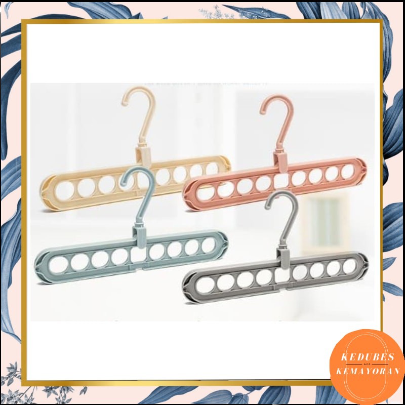 Magic Hanger Instan Gantungan Baju Lemari Pakaian Wonder Hanger 9 in 1 Ajaib [kk]