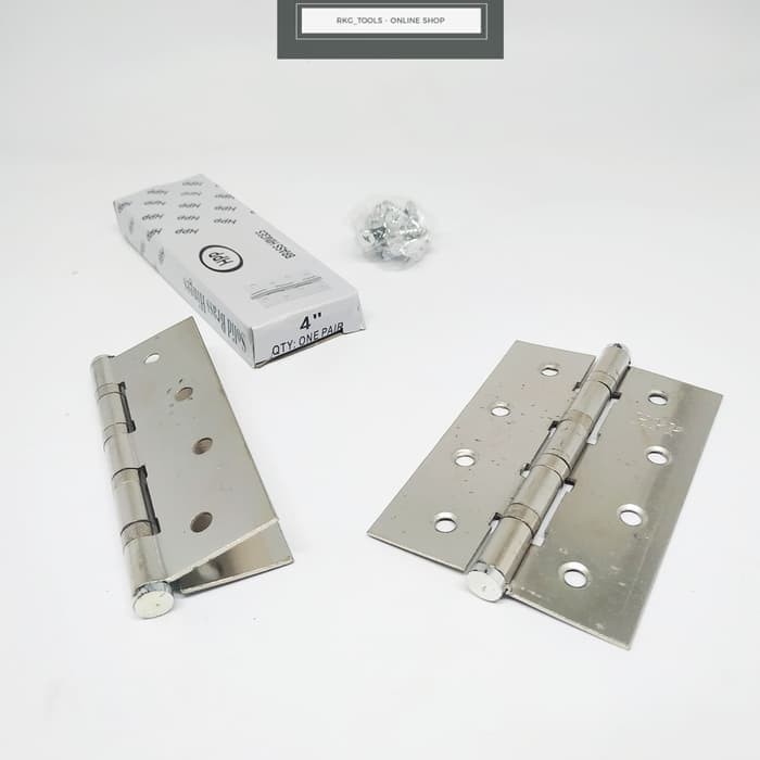 Engsel Pintu 4 Inci Jendela Tebal Silver HPP Engsel 4 inch Pintu Jendela Gold