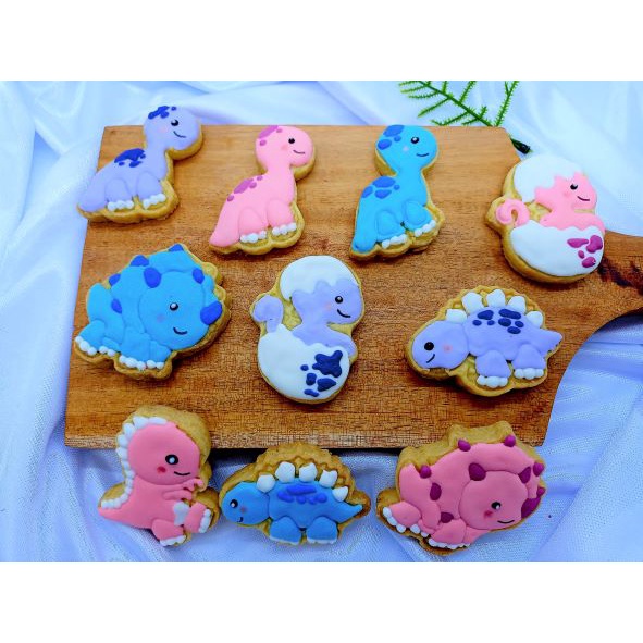 

Dinosaurus Cookies / Cookies Dinosaur / Butter Cookies Dinosaurus