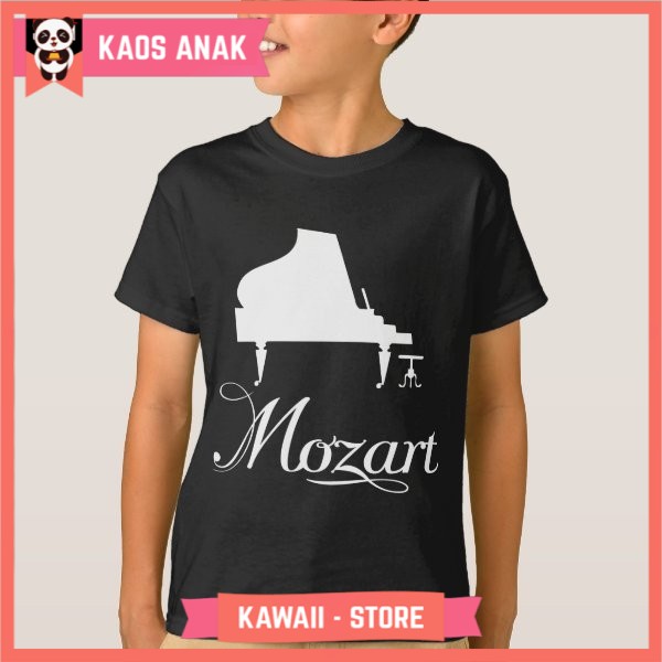 Kaos Baju Anak Mozart Piano Premium Quality