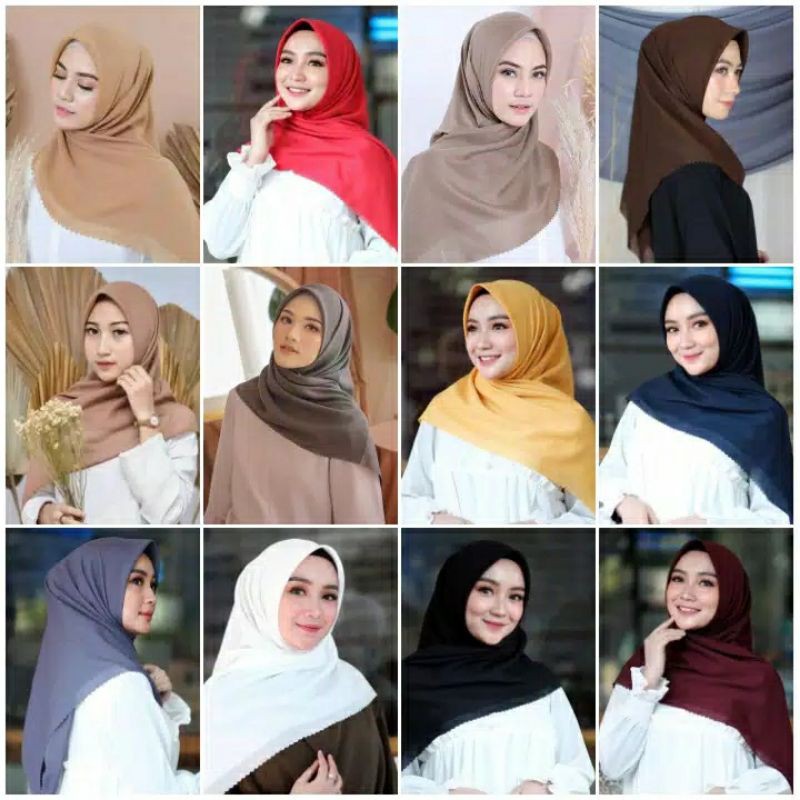 HIJAB BELLA LASERCUT KERUDUNG ARTIS BELLA LASER CUT RAPIH CUTTING