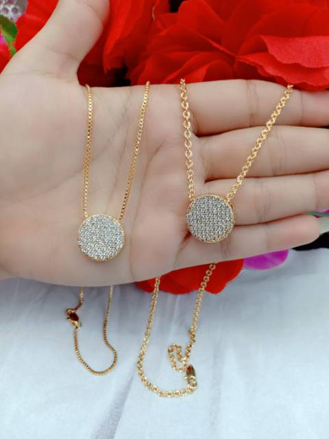 Xuping Kalung Dan Liontin bulat