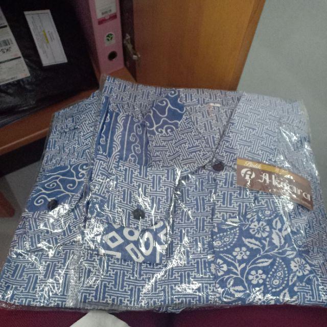 Kemeja Batik Pria Ppbtk07 Wsa04 Lengan Panjang /kemejapria/kemejabatik/batikpria/batikmodern M L Xl