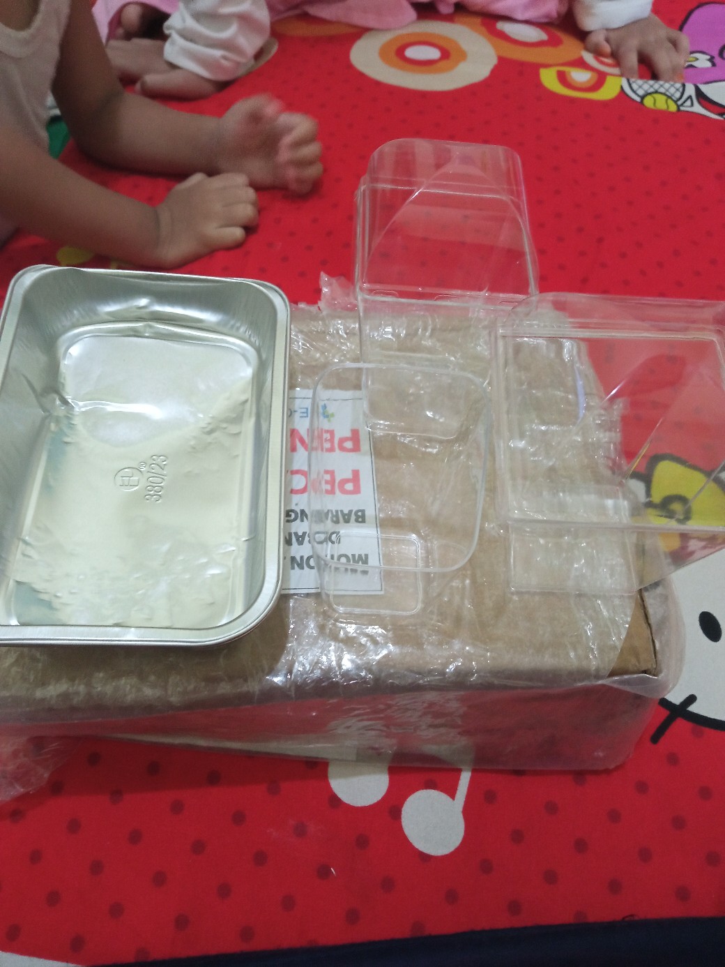 Alumunium Foil Pesawat - Putih & Silver - Dengan Tutup & Tanpa Tutup