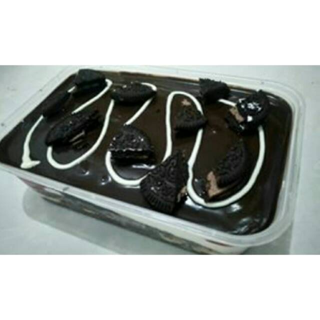 

Cake lumer coklat dengan oreo&yupi