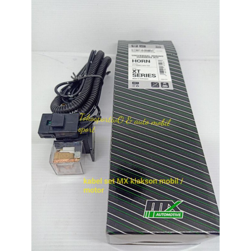 Kabel relay relai set klakson mobil motor komplit merek MX