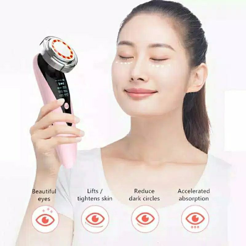 Alat Strika Wajah Portabel Messo RF EMS Kecantikan