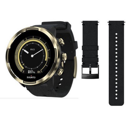 Jam tangan pria original SUUNTO 9 G1 Gold SS050253000