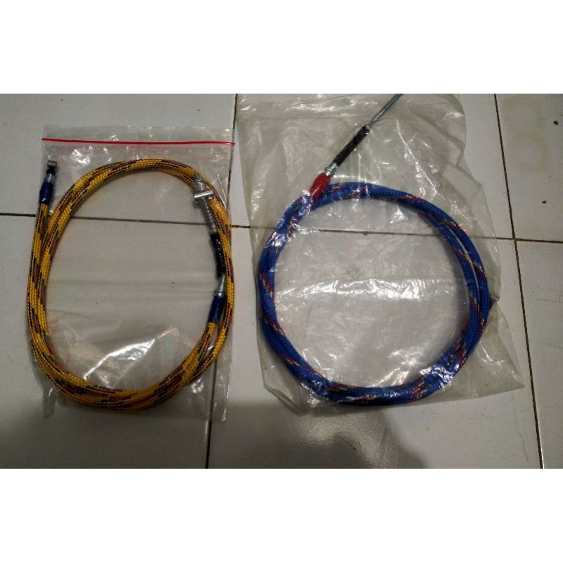 kabel rem belakang matic / kabel selang rem belakang warna serat matic