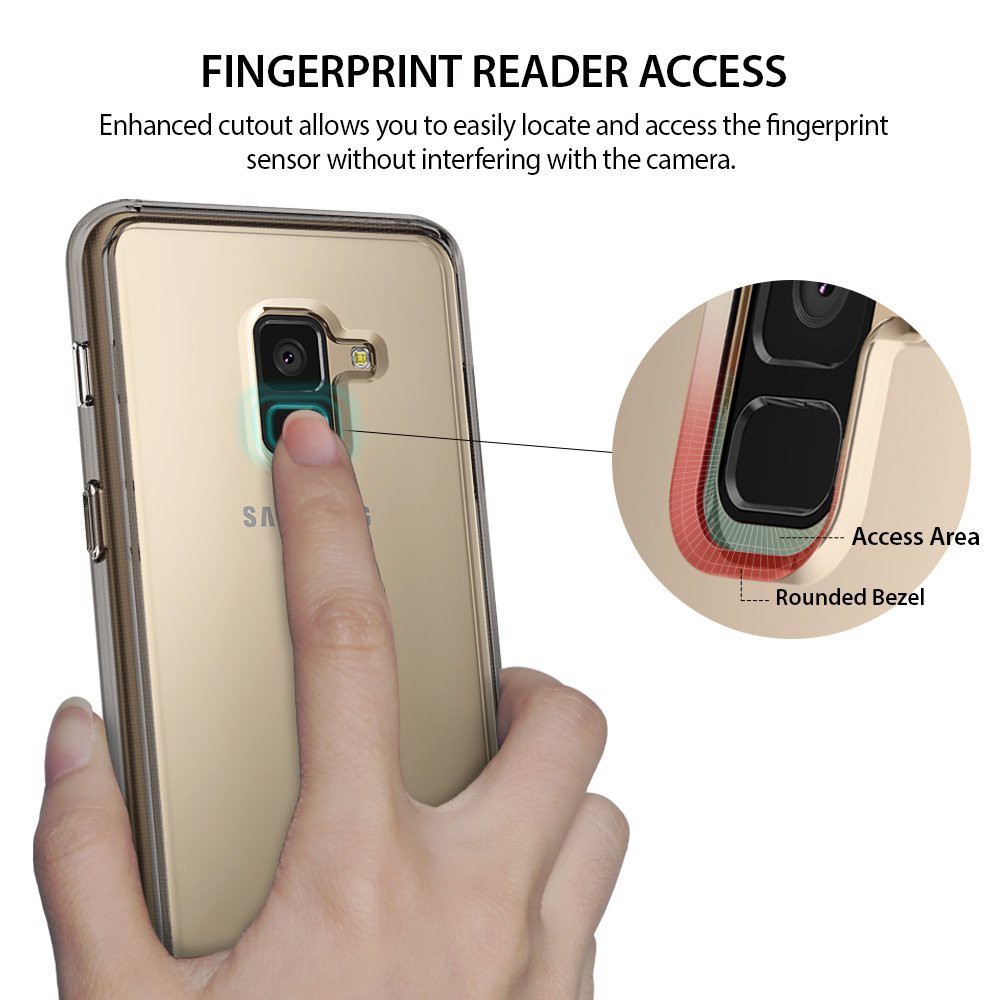 LIMITED  CASING RINGKE FUSION GALAXY A8 PLUS 2018 HARDCASE REARTH RINGKE A8  BEST