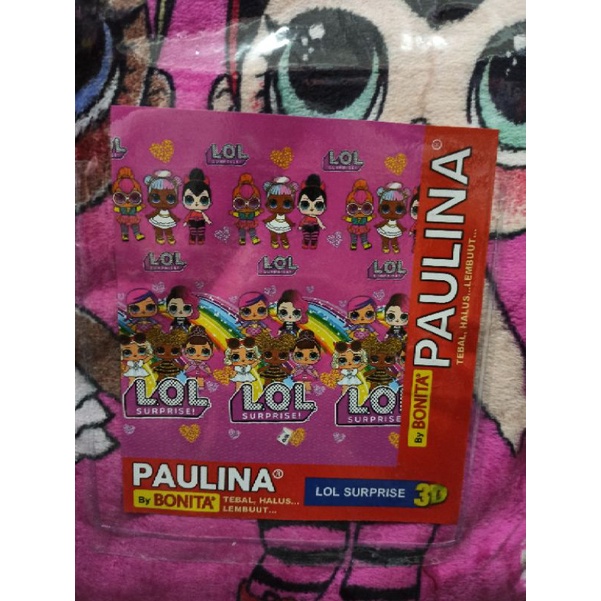 Selimut Paulina By Bonita Ukuran 160 X 200 CM Paling Tebal Dan Halus DiKelasnya Dijamin Tidak Luntur-LOL Surprise