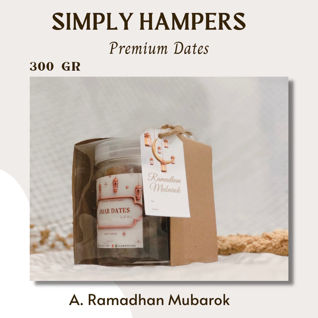 

SIMPLY HAMPERS Kurma Ajwa/Sukkari Ramadhan Mubarok Get Well Soon
