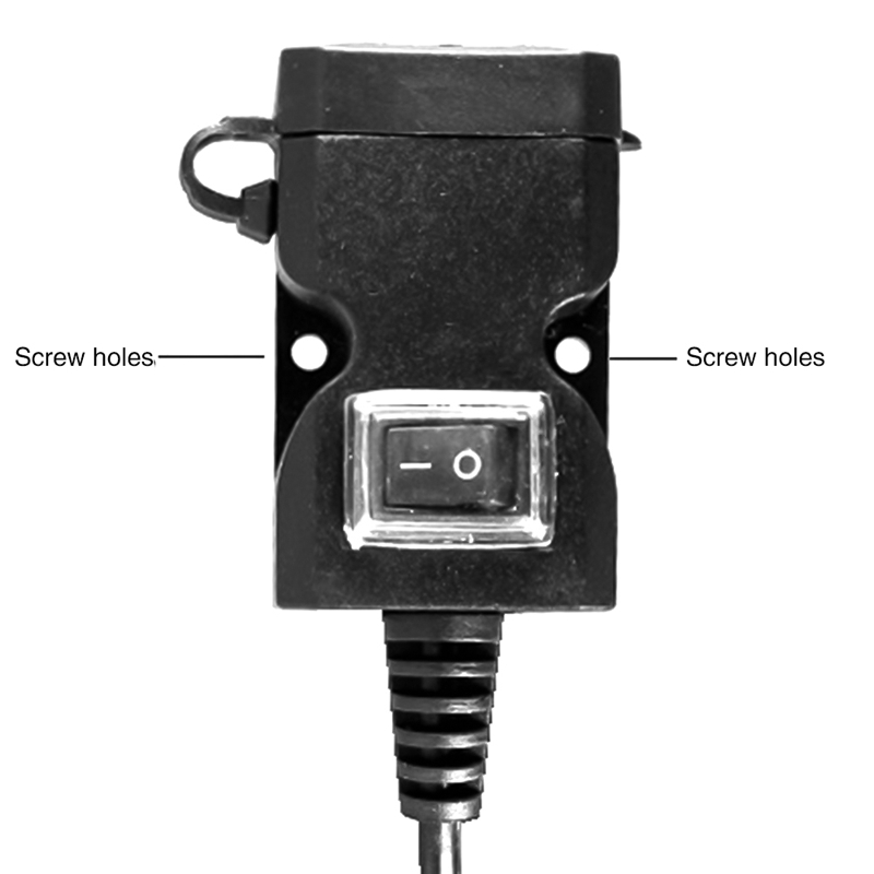 Adapter Power Supply Charger Dual Port Usb 3.0 12v Anti Air Untuk Stang Motor