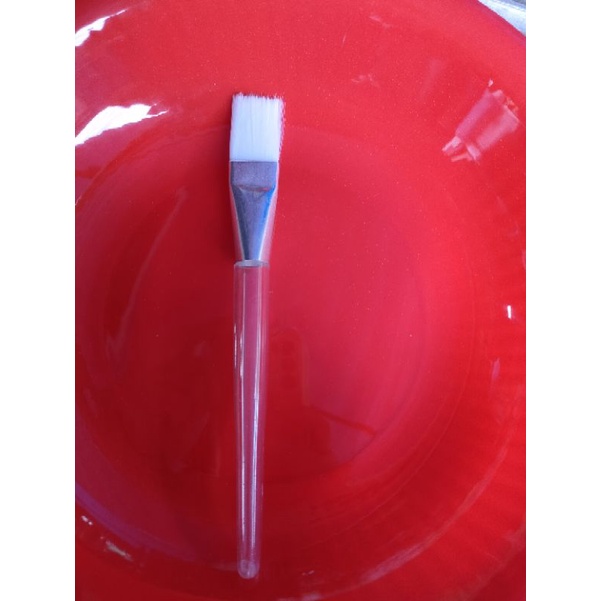 kuas brush kue bulu putih bening halus