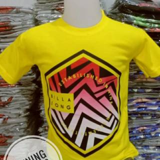  kaos  distro  anak  warna kuning Shopee  Indonesia