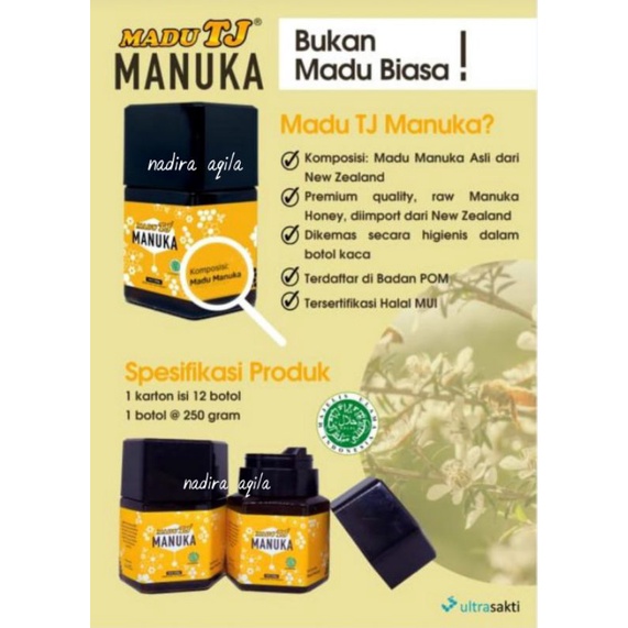 MADU TJ MANUKA 250 GRAM  HEALTH MGO