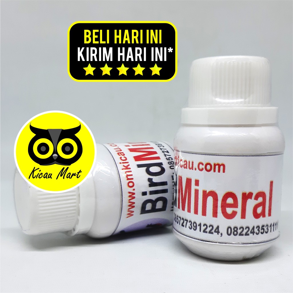 OBAT BURUNG BIRD MINERAL POWDER TEPUNG SERBUK OM KICAU ATASI LUMPUH TETELO TULANG BENGKOK VBBMBOK