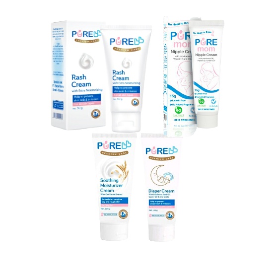 Shooting Moisturizer Pure Baby Cream Penghalus Kulit bayi 100gr PureBB Rash Cream Diaper Cream Nipple Cream