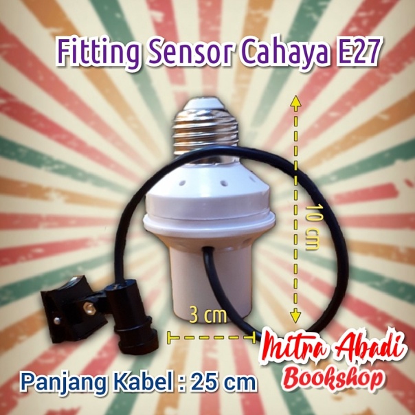 Automatic Light Sensor Fitting / Fitting Sensor Cahaya E27