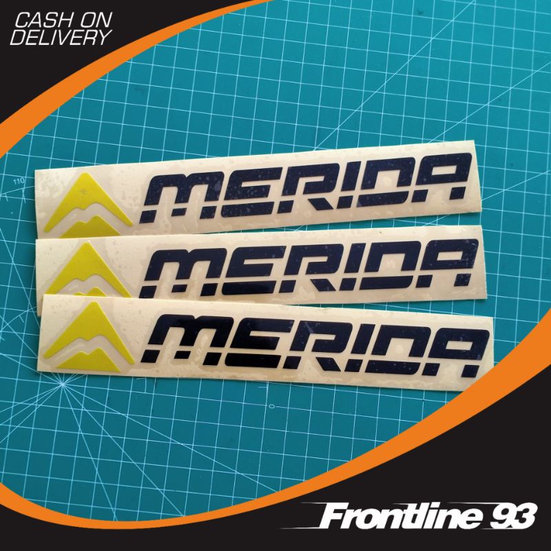 Sticker Cutting MERIDA - stiker Merida - stiker racing - stiker motor mobil helm dll