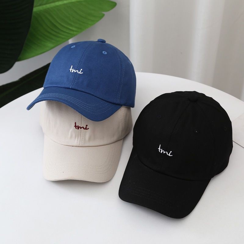 Letter Embroidery Baseball Cap Korean Style Trendy Personality