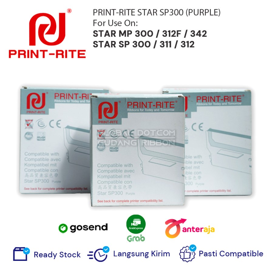 PRINT-RITE STAR SP300 RIBBON CARTRIDGE (PURPLE)