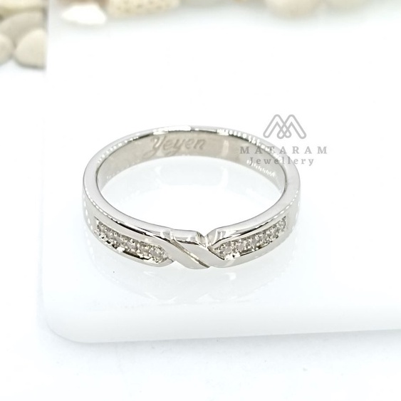 Cincin Perak 925 Single / Cincin Silver 925 Single MT011 ( Pria / Wanita ) - Bisa Request Model Cinc