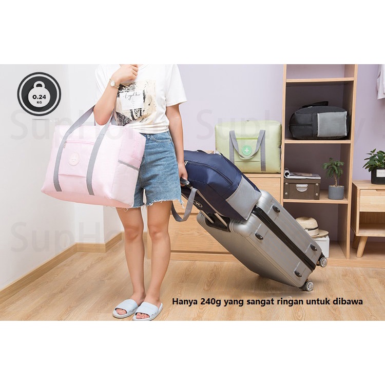 Tas penyimpanan tas travel lipat tahan air multifungsi tote bag Tas Bagasi Travel Organizer Tas Tahan Air Ringan Serbaguna Tas jinjing