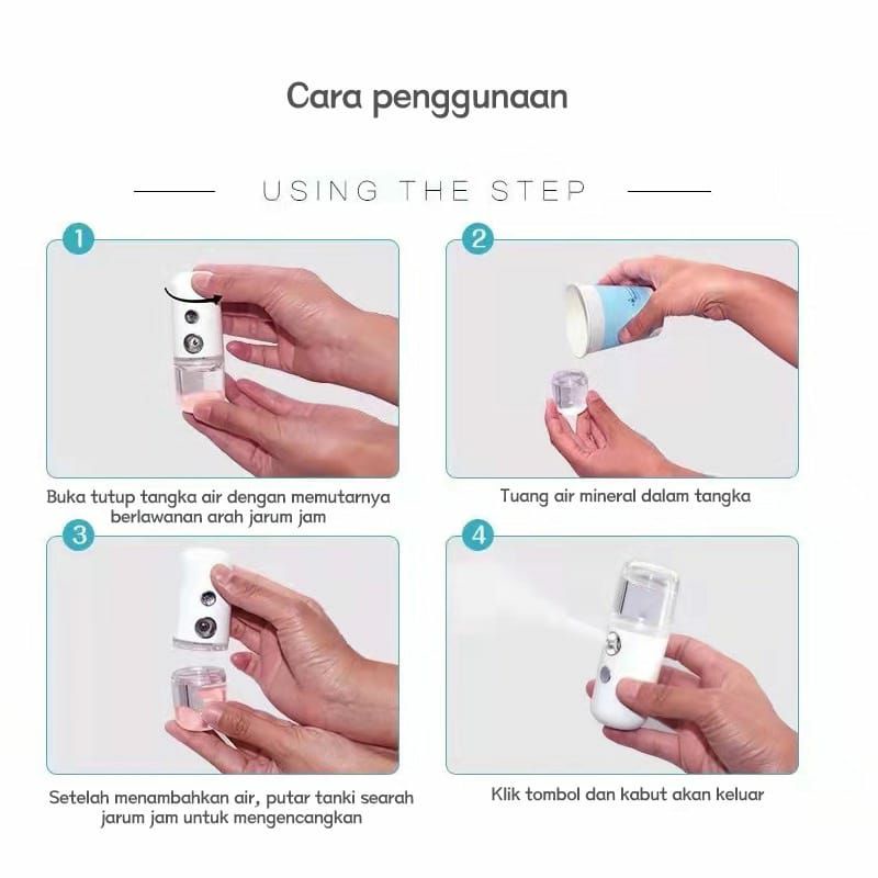 Nano Spray Portable / Perawatan Wajah / Pelembab Wajah