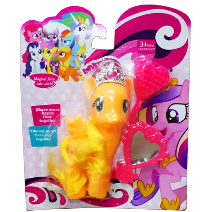 Mainan boneka action figure Little Pony dandan  / mainan anak full set kuda poni