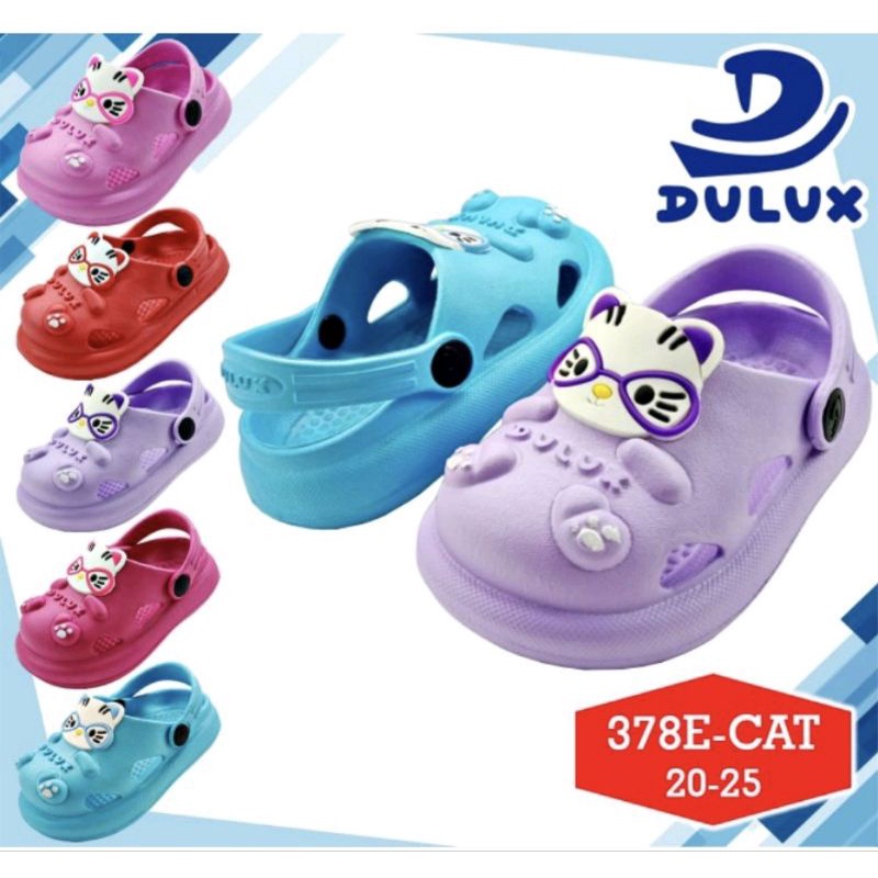 SANDAL ANAK BAYI NEW BORN HELLO KITTY TALI BELAKANG KARET FULL LENTUR DULUX 378E CAT HK