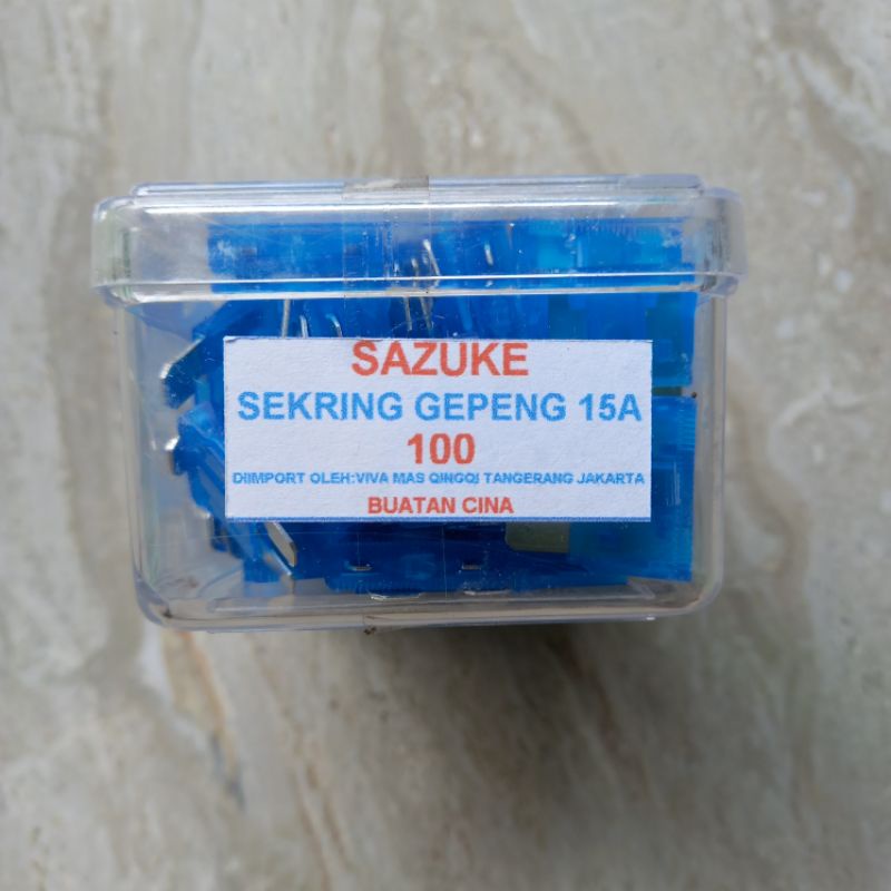 [100pcs]Sekring sikring kotak 15A