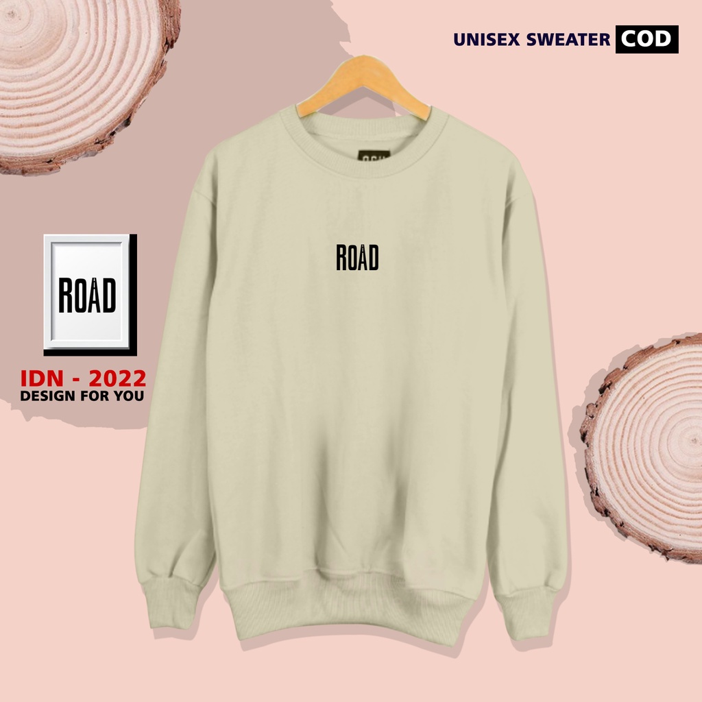 Brother Store - Sweater crewneck sweatshirt - ROAD