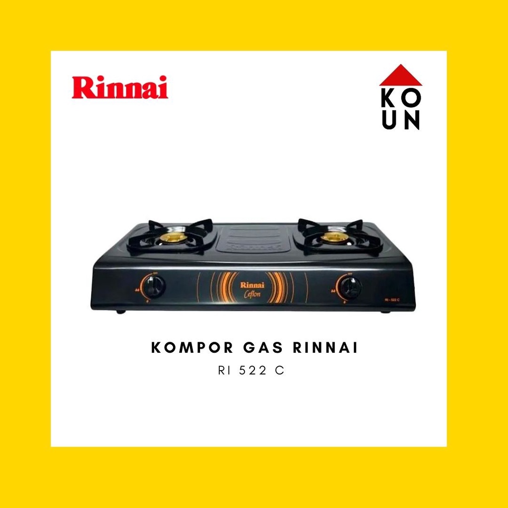 Jual KOMPOR GAS RINNAI RI 522C / RI522C / RI 522 C / RI-522 C / RI0522C ...