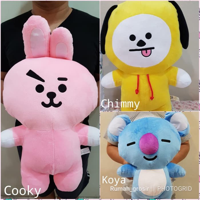 BONEKA BTS BT21 Ukuran Besar Unofficial Cooky Chimmy JUMBO