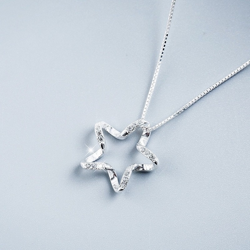 [Ready Stock]Fashion Personality XINGX Pendant Simple All-Match Necklace