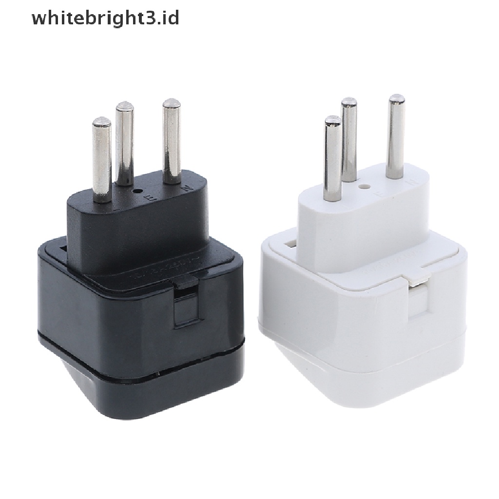 {whitebright3.id} Universal UK/US/EU to Switzerland Swiss AC power plug travel adapter converters ,
